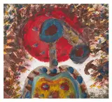 Untitled by Alan Davie, oil on paper, offered Mar 2026
