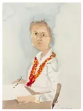 Portrait of a Man by Patrick Procktor, watercolor, sold Mar 2026