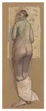 Study for Anatomy III signed 'WATT' (lower right) pastel Executed in 1995 Dimensions:27.5 x 11.5 cm by Alison Watt, 1995, pastel, offered Mar 2026