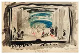 The Other Mr. B by Feliks Topolski, watercolour, sold Mar 2026
