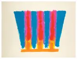 Lift-Off by Trevor Bell, gouache, sold Mar 2026