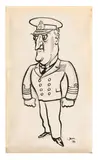 Untitled by H. M. Bateman, ink, sold Mar 2026