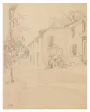 Davenet's Farm by Sylvia Gosse, pencil and wash, sold Mar 2026