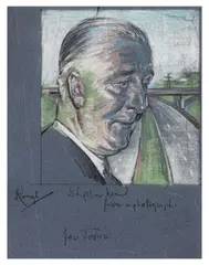 Study of Ernest Marples by Stephen Ward, photograph, offered Mar 2026