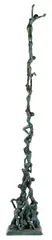 Tower of Figures by Michael Duhan, bronze, sold Mar 2026