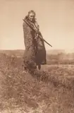 A Grizzly Bear Brave-Piegan by Edward S. Curtis, print (other), sold Mar 2026