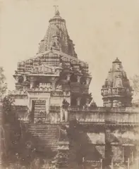 Modern Hindu Temple by Alexis de La Grange, print, sold Mar 2026