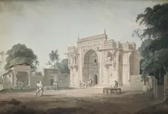And william daniell by Thomas Daniell, Pencil and watercolour, sold Jun 2025