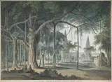 And william daniell by Thomas Daniell, Pencil and watercolour, watermark fragmentary, sold Jun 2025