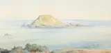 View of sark by Alfred William Hunt, Pencil, watercolour and white heightening Partially inscribed and signed, sold Jun 2025