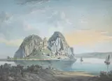 Dunbar castle by Paul Sandby, Watercolour and bodycolour, sold Jun 2025