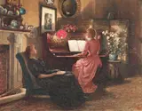 Home sweet home by Henry Dunkin Shepard, Watercolour, sold Jun 2025