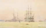 Hms victory by William Lionel Wyllie, Pencil and watercolour, offered Jun 2025