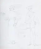 A soothsayer and a madras seapoy - sipauhee by Thomas Daniell, Pencil on paper, sold Jun 2025