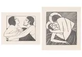 Ibi Dabo Tibi and Stay Me With Apples by Eric Gill, print (other), sold Jun 2025