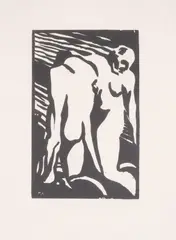 The Expulsion by Horace Brodzky, Linocut, offered Jun 2025