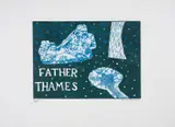 Father Thames by Julian Trevelyan, Etching with aquatint printed in colours, sold Jun 2025