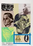 Star Betelgeuse/Robert Duncan by Ronald B. Kitaj, Screenprint in colours with photocollage, sold Jun 2025
