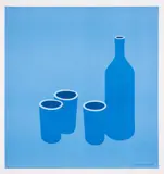 Bottle and Cups by Patrick Caulfield, print (other), sold Jun 2025