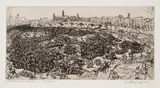 La Foule by Anthony Gross, Etching, sold Jun 2025