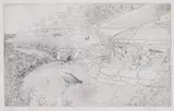 Seagulls and Soldiers by Anthony Gross, Etching, sold Jun 2025