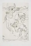 Plates 4 and 7 by Anthony Gross, pencil and numbered, offered Jun 2025
