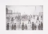 The Football Match by L. S. Lowry, Lithograph, offered Jun 2025