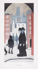 Untitled by L. S. Lowry, Lithograph in colours, sold Jun 2025