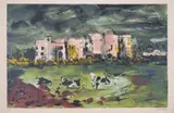 Carew Castle by John Piper, Screenprint in colours, sold Jun 2025