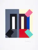 Untitled by Paul Huxley, Screenprint in colours, sold Jun 2025