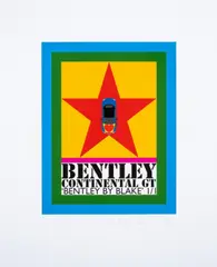Bentley by Blake by Peter Blake, Screenprint in colours, offered Jun 2025