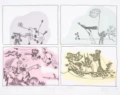 The Territory of Imagination is Not the Property of a Privileged Group by Susan Hiller, Lithograph with etching printed in colours, sold Jun 2025