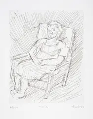 Mother by Leon Kossoff, Etching, offered Jun 2025