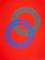 Ring-a-Rosé by Peter Sedgley, Screenprint in colours, sold Jun 2025