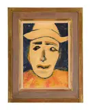 White eye by Albert Houthuesen, Acrylic on board, sold May 2025