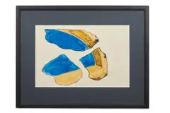 Untitled by Stephen Cox, Ink and watercolour All signed with initials and dated, offered May 2025