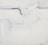 Untitled by Adrian Heath, Pencil and gouache, sold May 2025