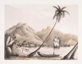 Sketches in the Pacific: the South Sea Islands by South Seas.- Shipley, lithograph, sold May 2025