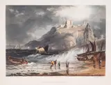 Picturesque Views of the Architectural Antiquities of … by Northumberland.- Richardson, lithograph, sold May 2025