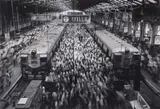 Churchgate Station by India.- Salgado, Gelatin silver print, sold May 2025