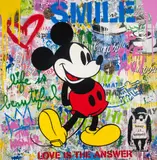 M-Classic by Thierry Guetta, Screenprint and mixed media on canvas, offered May 2025