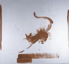 Shadow Cat by Richard Hambleton, Acrylic on canvas, sold May 2025