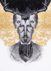Six Men by Dan Hillier, print, sold May 2025