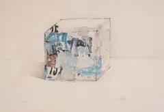 Untitled by César Baldaccini, Etching printed in colours, sold May 2025