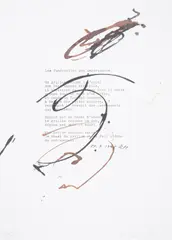 Les funérailles des instruments by Rebecca Horn, Offset lithograph printed in colours, sold May 2025