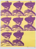 Multiple Mugshot by Paul Insect, Screenprint in colours, sold May 2025