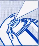 Spray Can by Roy Lichtenstein, Lithograph printed in colours, sold May 2025
