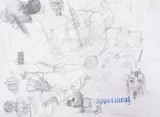 Coppermeal by Paul McCarthy, Offset lithograph printed in colours with blue rubberstamp, offered May 2025