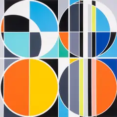 Total Lunar Eclipse by Sarah Morris, Screenprint in colours, sold May 2025