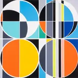 Total Lunar Eclipse by Sarah Morris, Screenprint in colours, sold May 2025